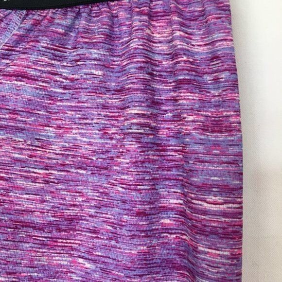C9 Champion Gym Pants Girls Size L Purple Pink Multicolor 21x26 9in High Rise - Picture 5 of 7